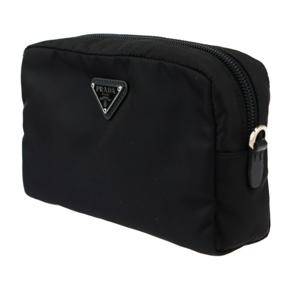 Prada Pouch Nylon Wristlet Black - Picture 1 of 9
